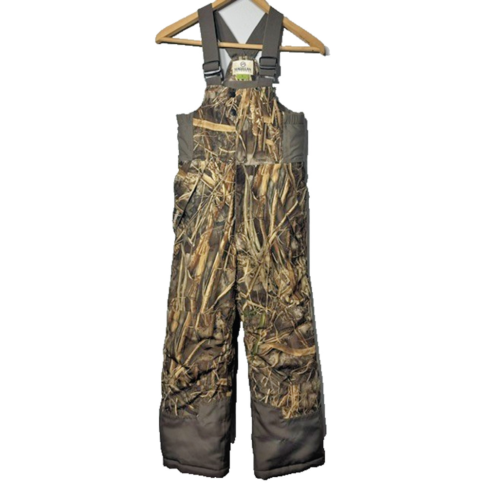 Magellan Youth Small Realtree Max-5 Camo Hunting Bibs Insulated Waterproof